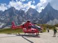 Les deux personnes ont été secourues par un hélicoptère du service de secours des Dolomites.