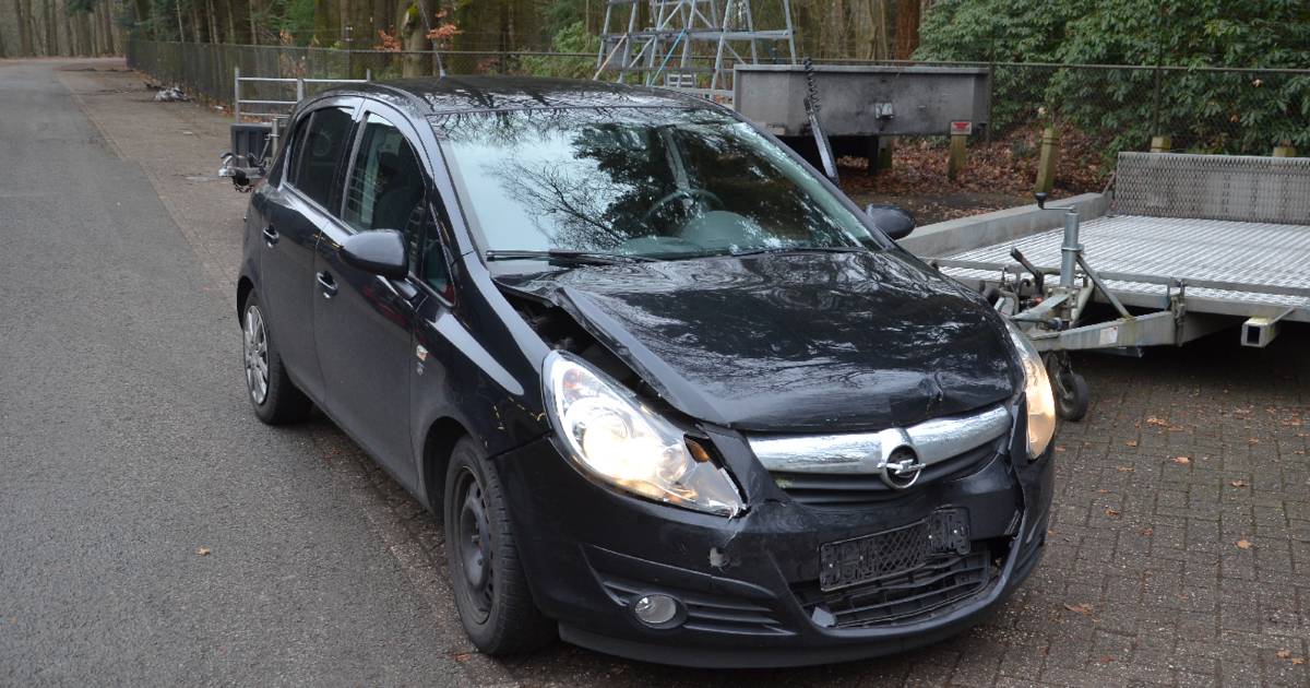 Kop-staartbotsing op N346 bij Warnsveld.