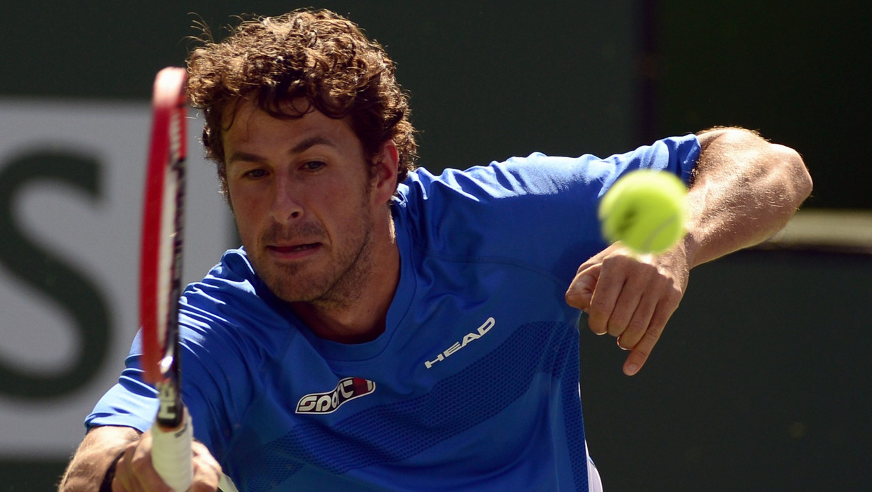 Robin Haase in Indian Wells. Beeld epa