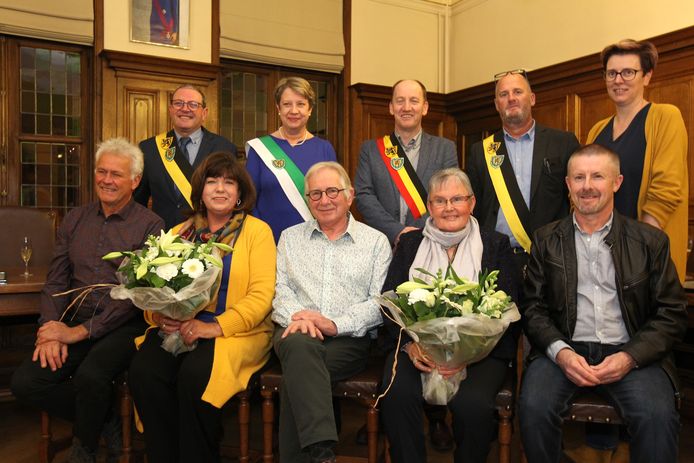 Eeklo viering van afscheidsnemend stadspersoneel.
