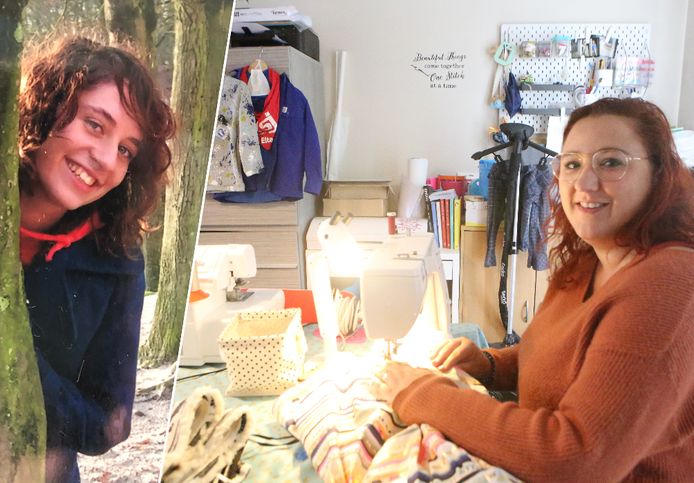 Annick Van Uytsel (l.) was een begaafde kledingontwerpster. Een droom die Ellen Collin (r.) nu in haar plaats waarmaakt.