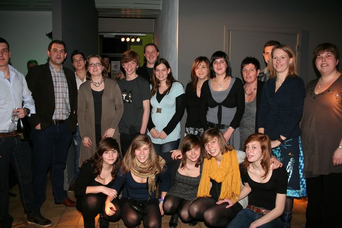 Het bestuur van het jeugdhuis 10 jaar geleden
