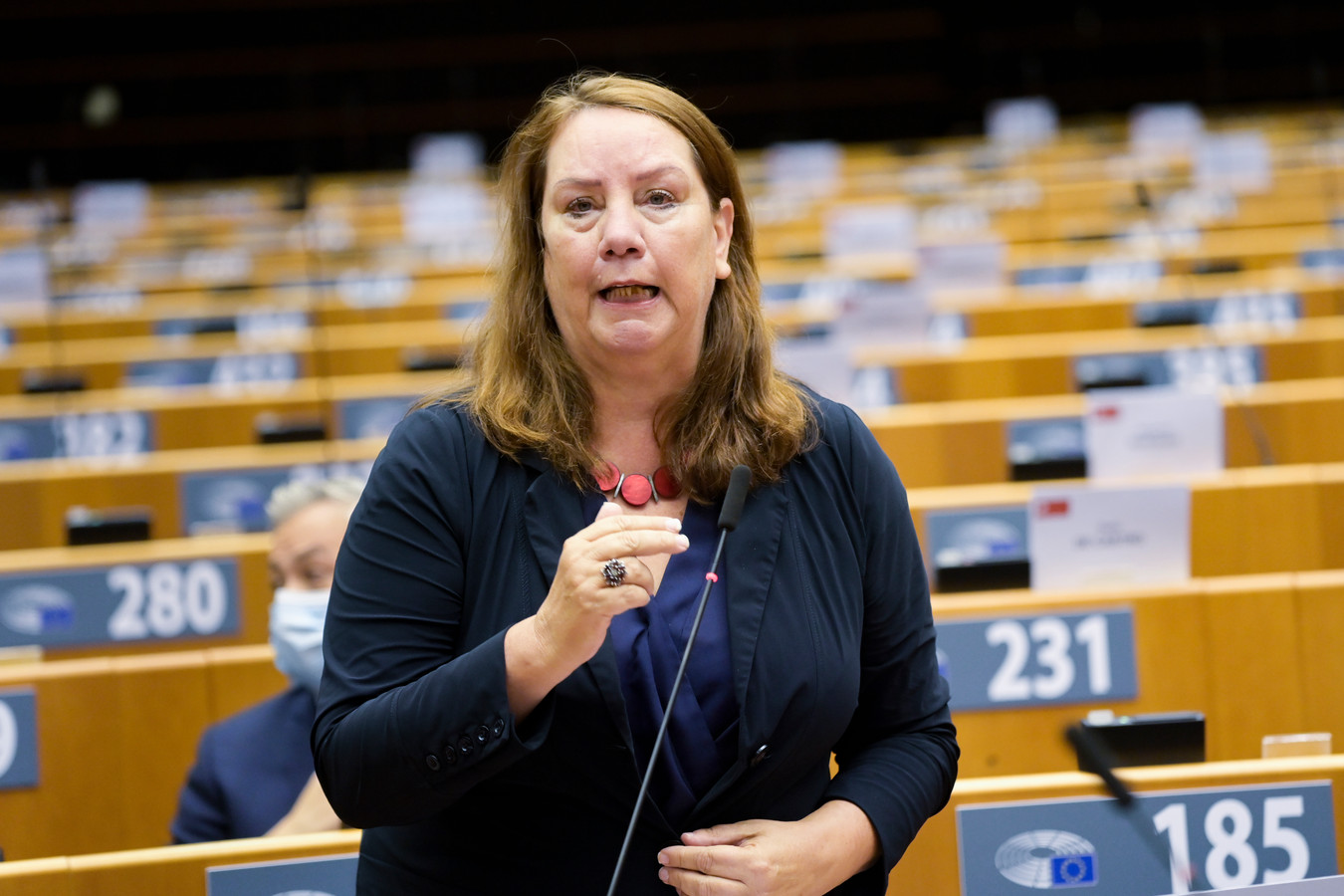 Agnes Jongerius (PvdA), een van de twee Parlementsonderhandelaars.