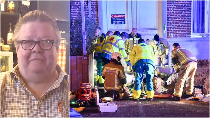 Piet Sintobin (58) stierf nadat hij in een slecht beveiligde werfput viel op de Korenmarkt in Izegem.