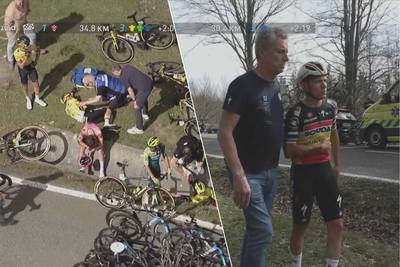 Catastrophe sur le Tour du Pays basque: Evenepoel, Roglic et Vingegaard chutent lourdement en descente, la course neutralisée