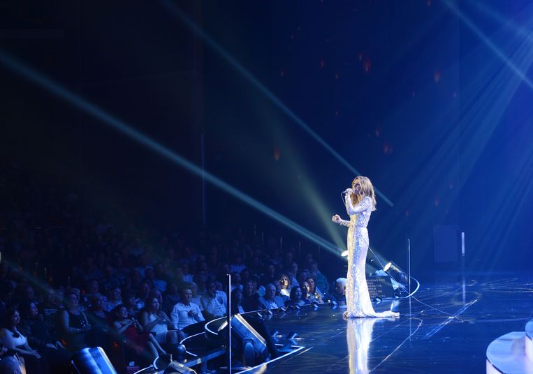 Céline Dion in het Colosseum van het Caesars Palace. Beeld WireImage