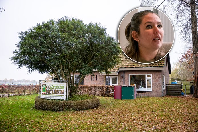 Anouk Bannink bracht haar kinderen naar kinderopvang De Groene Helden in Nieuwleusen.