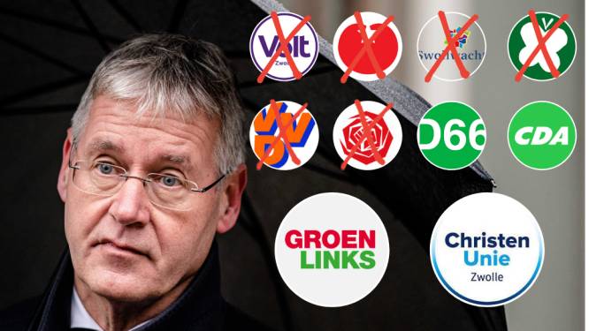 Coalitieonderhandelingen Zwolle: informateur Slob verwacht woensdag witte rook