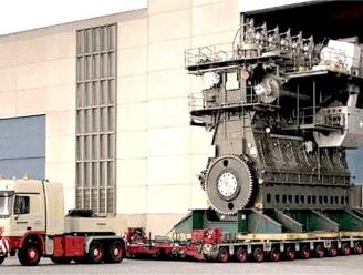 Alleen de krukas van de grootste motor ter wereld weegt al 300.000 kilo
