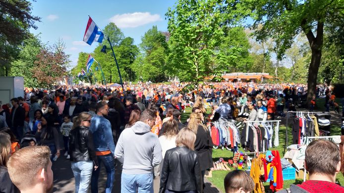 Het Valkenberg tijdens Koningsdag 2022.