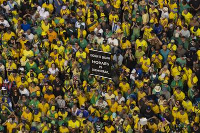 Brazilians protest judge’s decision to block X