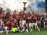 AC Milan viert feest na het behalen van de titel