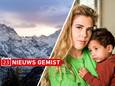 Links: Grosshorn in de Zwitserse Alpen. Rechts: Melissa Klement met haar zoontje Frenky.