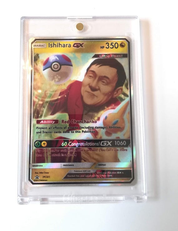 De Pokémonkaart van bedenker Ishihara is voor meer dan 200.000 euro verkocht.