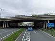 Brug E17 Lokeren over Zelebaan.