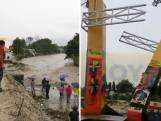 Brug stort in door tropische storm in Honduras