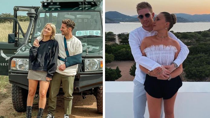 Kat Kerkhofs et Dries Mertens - Kevin De Bruyne et Michèle Lacroix.