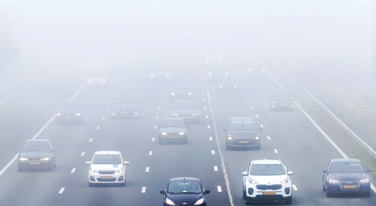 Code geel vanwege mistbanken in vrijwel het hele land