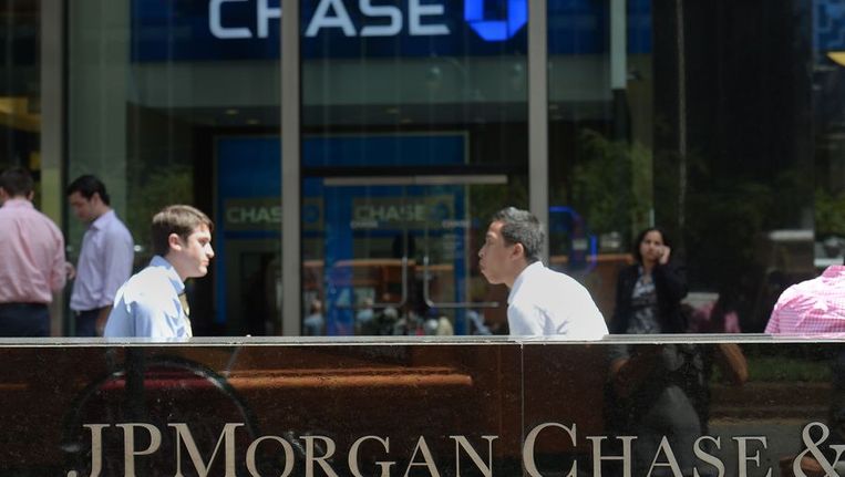 Het hoofdkantoor van JPMorgan Chase in New York. Beeld AFP