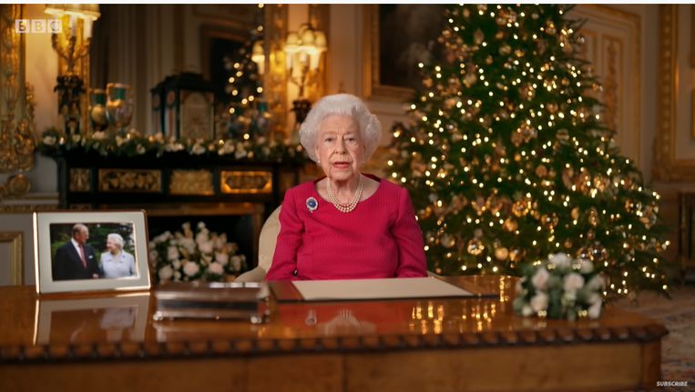Koningin Elizabeth: ‘Kerst spreekt het kind in ons allen aan’.  Beeld 