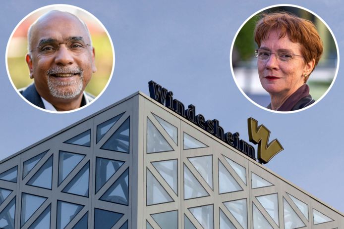 Vinod Subramaniam en Inge Grimm zijn de voorzitter van het college van bestuur van respectievelijk Universiteit Twente en Windesheim.