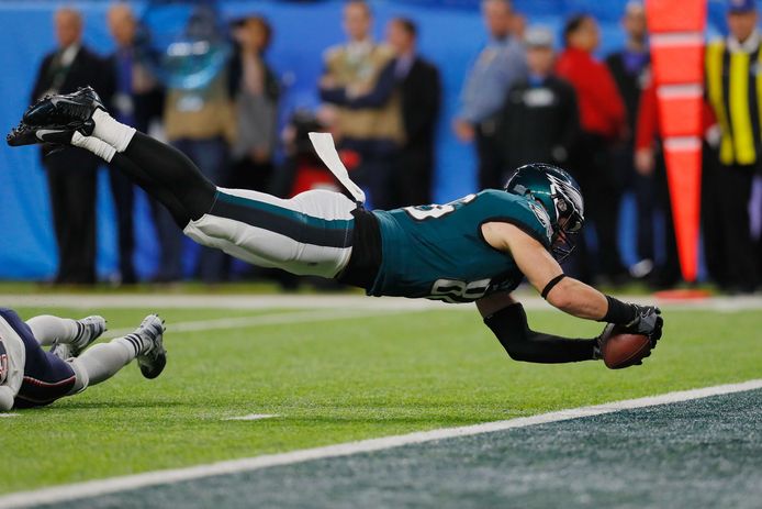 Zach Ertz van de Philadelphia Eagles.