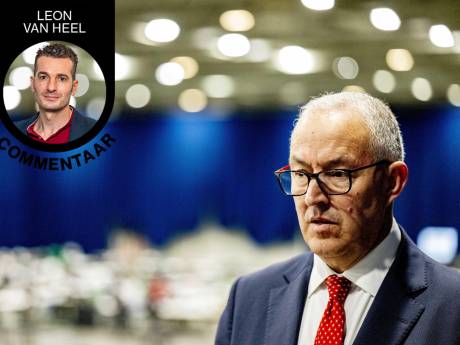 De blik van burgemeester Aboutaleb zei woensdagavond alles; Rotterdam valt uit elkaar