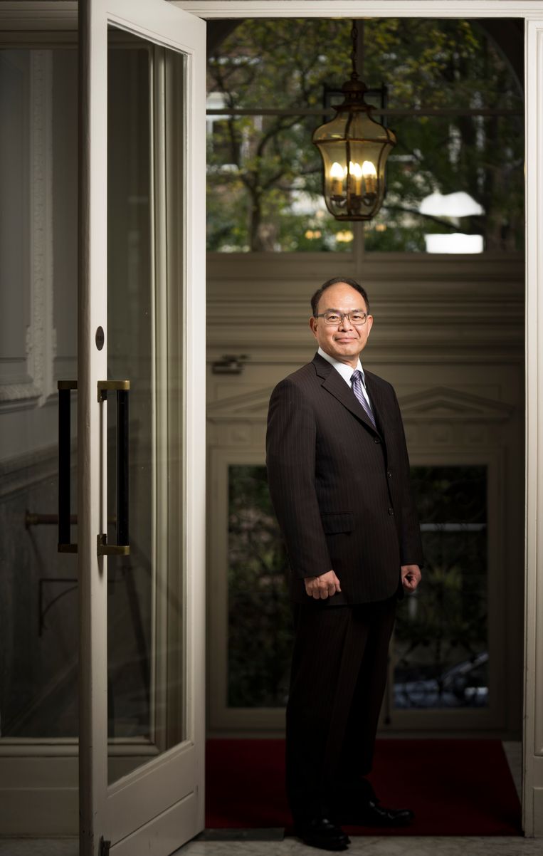 De Taiwanese staatssecretaris van Buitenlandse Zaken Harry Ho-jen Tseng in Den Haag: ‘Brussel heeft meer mogelijkheden dan Taiwan om China het hoofd te bieden.’  Beeld Freek van den Bergh / de Volkskrant