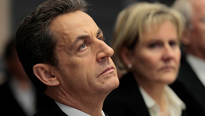Nicolas Sarkozy et Nadine Morano en 2012.