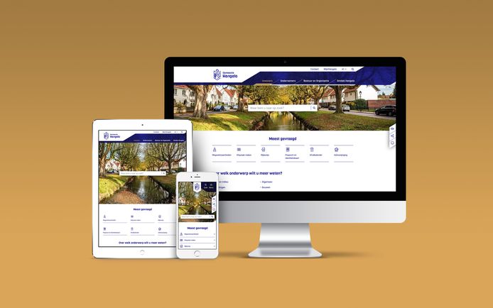 De nieuwe website is 'responsive'. Zowel op computer, tablet als smartphone werkt het nu naar behoren.