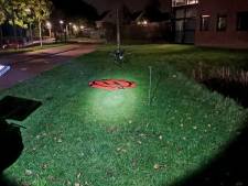 Wijkagenten surveilleren met drone in wijk Hooghuis in Etten-Leur