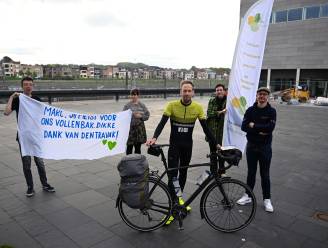 Leuvenaar fietst 2.500 euro bij elkaar voor vrijwilligers Team Eclairs en Den Travak