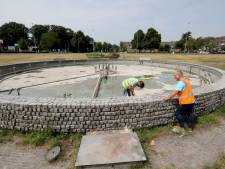 Fontein op Floraplein in Eindhoven spuit weer