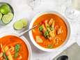 Wat Eten We Vandaag: Thaise soep met kip en groenten