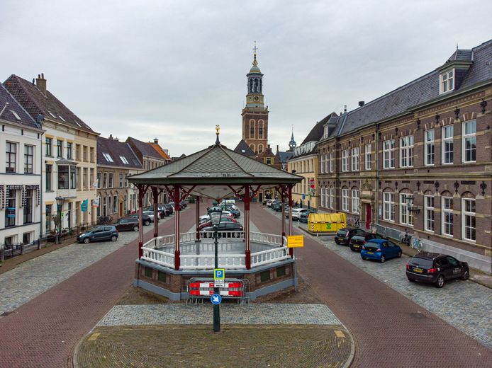 De Nieuwe Markt in Kampen.