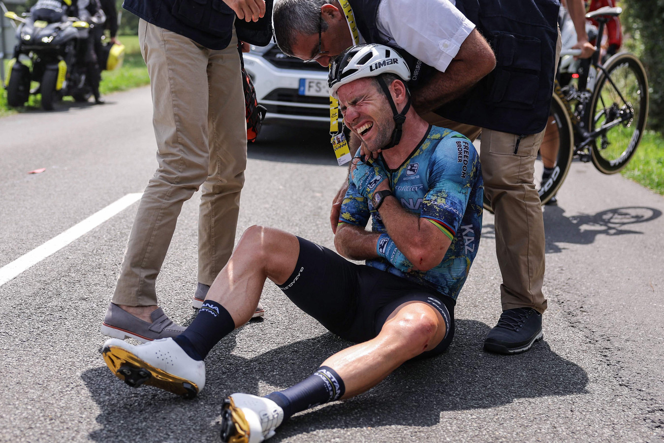 Recorddroom valt voor Mark Cavendish in duigen Brit moet Tour de