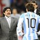 Maradona neemt het op voor Messi: 'En hij moet bij de selectie blijven'