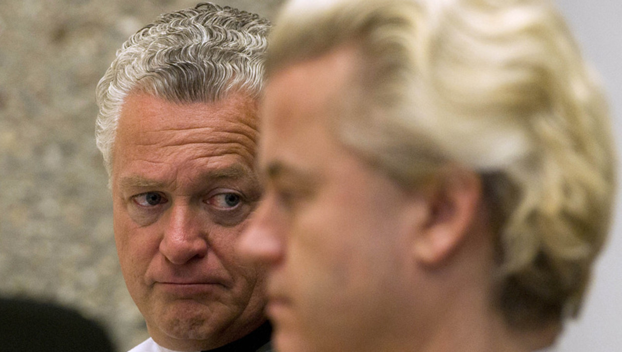 Bram Moszkowicz en Geert Wilders Beeld ap