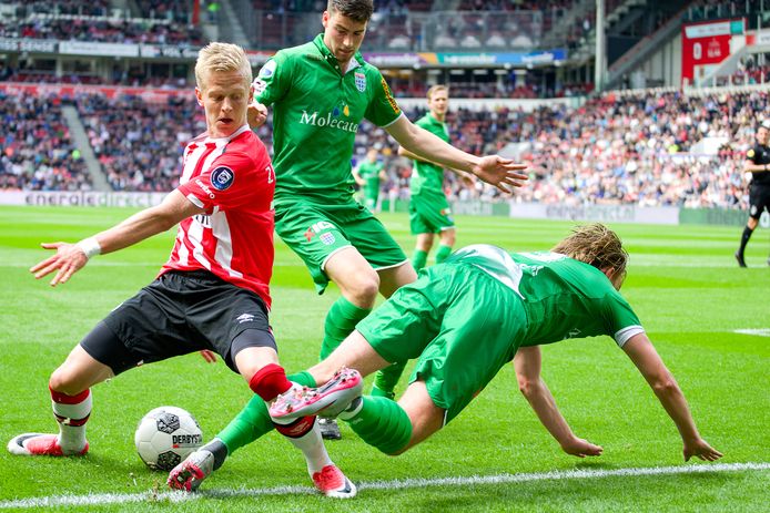 PSV huurde Oleksandr Zinchenko dit seizoen van Manchester City, maar die huur leidde niet tot goals van de Oekraïner.