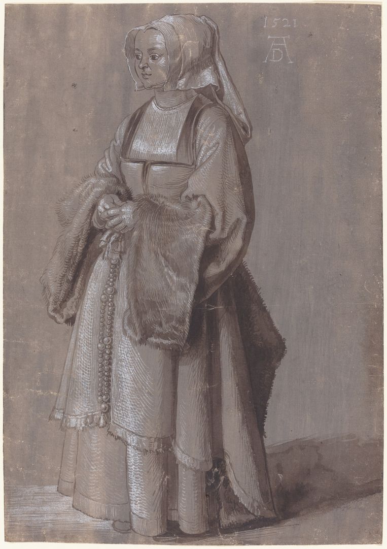 Jonge vrouw in Nederlandse klederdracht, 1521
 Beeld National Gallery of Art, Washington DC
