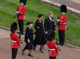 Koning Willem-Alexander, Koningin Máxima en prinses Beatrix kwamen 's middags aan bij Windsor Castle.