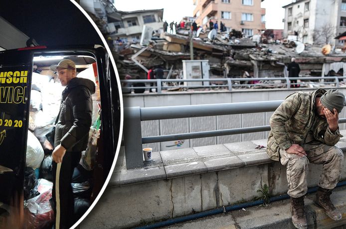 Dordtenaar Duco (22) is samen met een vriend in een bus vol met hulpmaterialen onderweg naar de Turkse provincie Hatay.