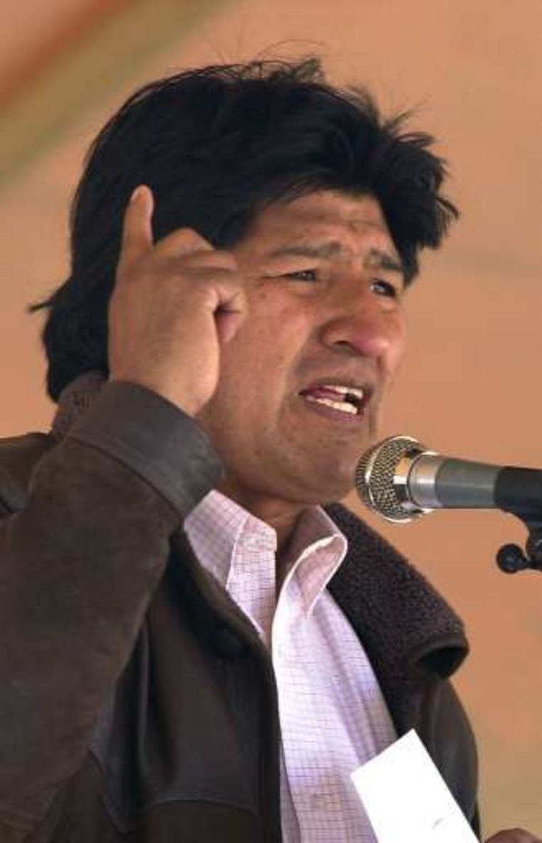 Evo Morales Beeld UNKNOWN