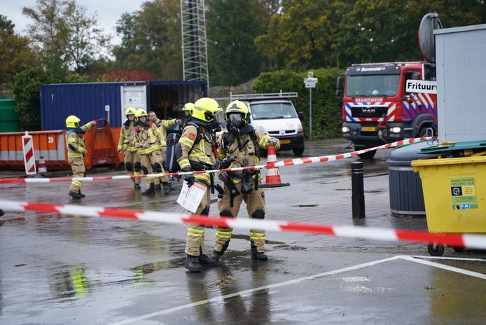 De milieustraat  aan de Ottelaarseweg werd korte tijd afgezet.