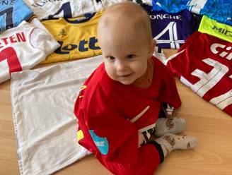 Benefiet voor kleine Liam (1) met hersenstamkanker: “We veilen gesigneerde voetbaltruitjes om dure chemobehandeling te betalen”