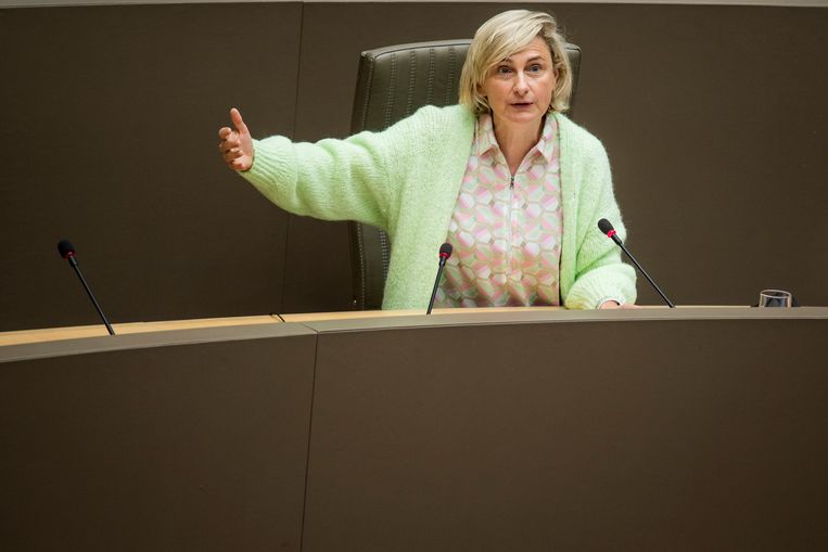 Vlaams minister van Werk Hilde Crevits (CD&V). Beeld BELGA