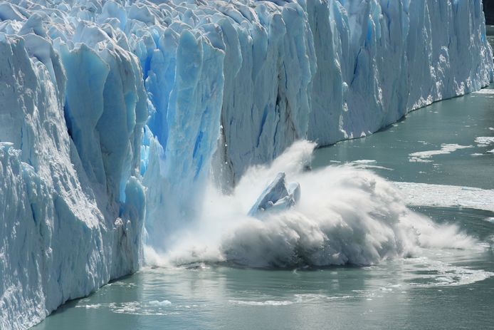 Antarctische gletsjers smelten weg.