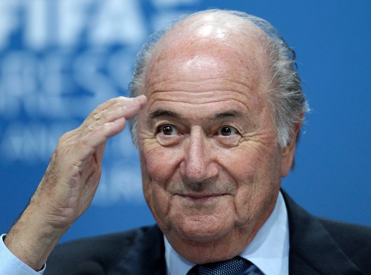 Blatter. Beeld ap