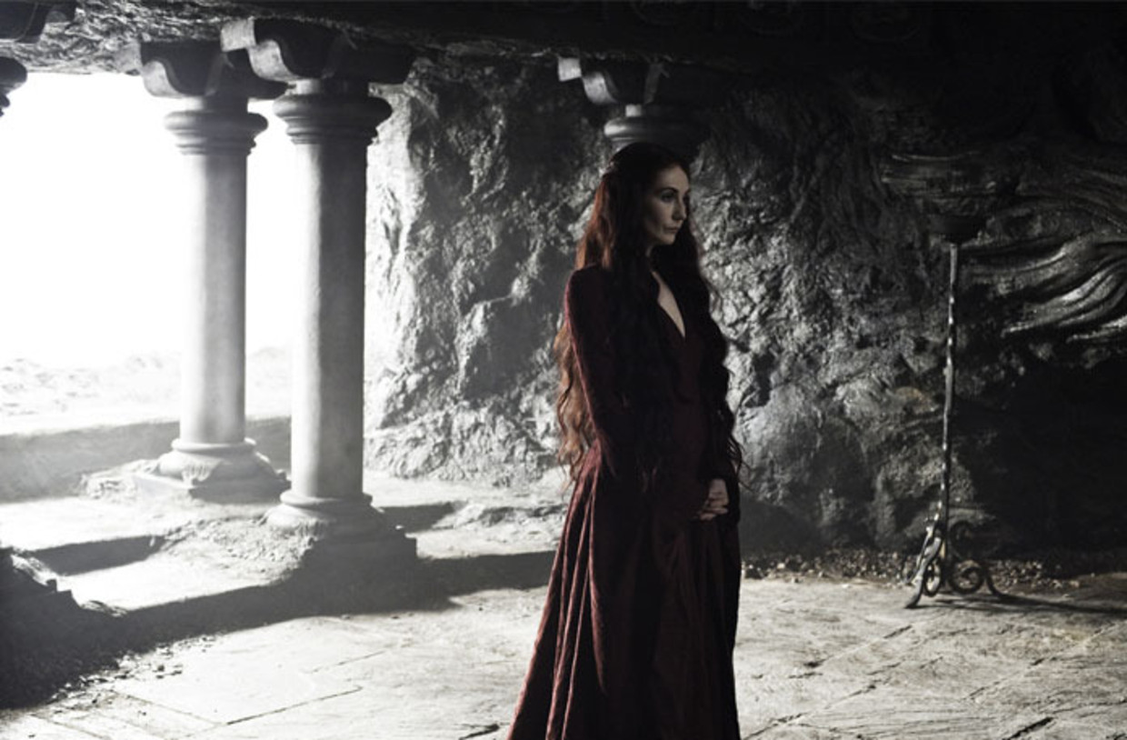 Carice van Houten in Game of Thrones, waarvan maandag het derde seizoen begint. Beeld HBO