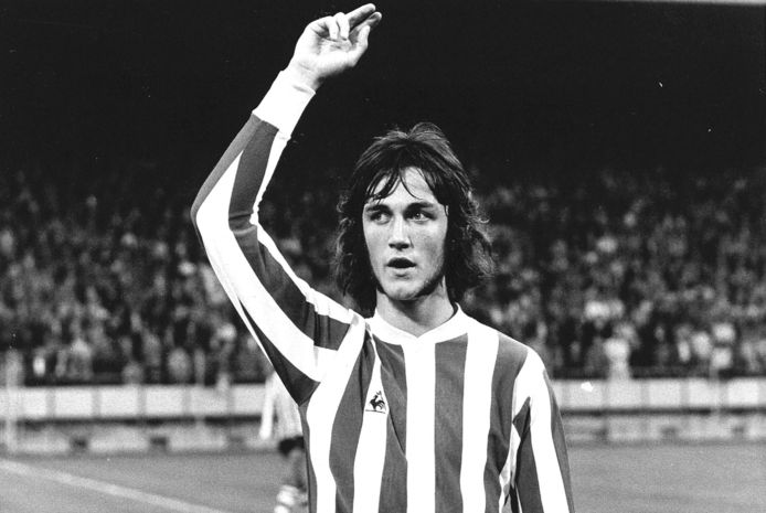 Ralf Edström in 1973 als speler van PSV